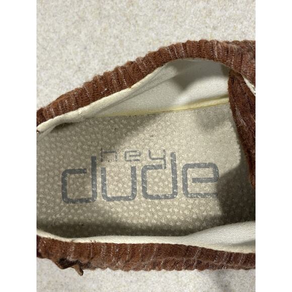 Hey Dude Wendy Stretch Rust Women’s Size 10 Shoes Casual Comfortable - Picture 10 of 11